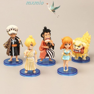 Mxmio โมเดลฟิกเกอร์ PVC รูปลูฟี่ Sanji Usopp Robin ขนาดเล็ก สําหรับเด็ก เก็บสะสม ของขวัญ