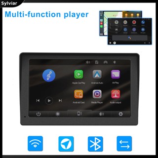 [sylviar] เครื่องเล่นมัลติมีเดีย วิทยุ หน้าจอสัมผัส Hd 7 นิ้ว สําหรับ CarPlay Android Auto Airplay