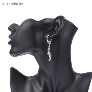 Onem 1 ชิ้น สเตนเลส จี้ ต่างหู ผู้ชาย ผู้หญิง เท่ ต่างหู จี้ไม้กางเขน ต่างหู n