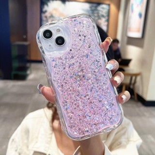 เคส Samsung A54 5G เคสโทรศัพท์มือถือแบบนิ่ม TPU กันกระแทก แต่งกลิตเตอร์ สีชมพู สีเงิน สําหรับ Samsung A34 A32 A03 A53 A54 A31 A21s A51 A02s A52s A12 A33 5G