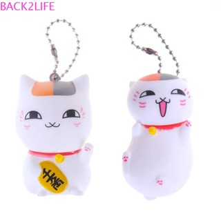 Back2life พวงกุญแจรถยนต์ Natsume Yuujinchou Nyanko Sensei Cat ของเล่นสําหรับเด็ก