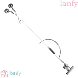 Lanfy อุปกรณ์แจ้งเตือนคันเบ็ดตกปลา แบบสเตนเลส กันสนิม ใช้ง่าย