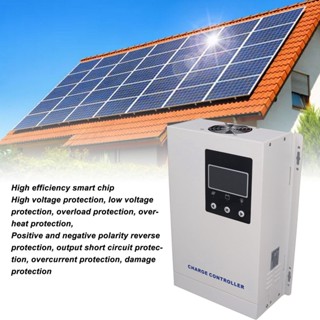 Player kingdom MPPT Solar Charge Controller ตัวควบคุมแผง WiFi การระบุอัตโนมัติ 12 24 36 48V