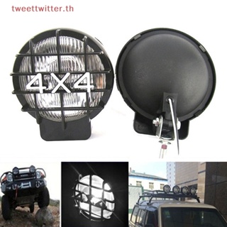 Tweet หลอดไฟตัดหมอก 5.5 นิ้ว 4X4 ทรงกลม สีขาว สําหรับรถ ATV 1 ชิ้น