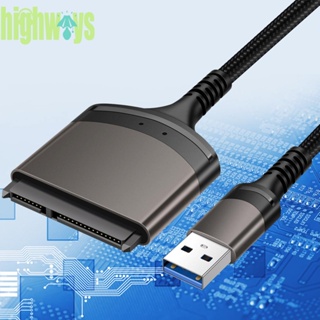 [highways.th] สายเคเบิลเชื่อมต่อคอมพิวเตอร์ USB 3.0 Type C เป็น SATA 23 ซม. 1 Gbps สําหรับ SSD HDD 2.5 นิ้ว