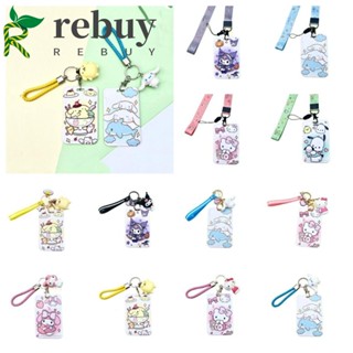 Rebuy ซองใส่บัตร อะคริลิค ลายการ์ตูนแมว KT แบบพกพา
