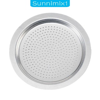 [Sunnimix1] ตะแกรงกรองกาแฟ เอสเปรสโซ่ อะลูมิเนียม แบบเปลี่ยน สําหรับหม้อ