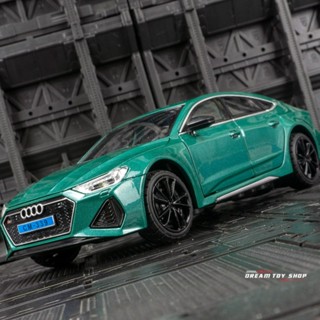 โมเดลรถยนต์ 1: 24 Audi RS7 Sedan Alloy ของเล่นสําหรับเด็กผู้ชาย