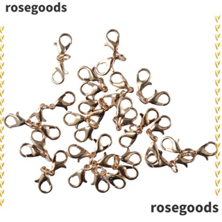 Rosegoods1 ตัวเชื่อมต่อ โลหะผสมสังกะสี 26x7 มม. สําหรับทําเครื่องประดับ สร้อยคอ