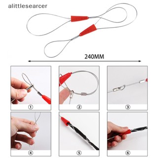 Alittlesearcer ตัวดึงสายเคเบิล 2 ชิ้น สําหรับสายเคเบิล รอกเทปตกปลา EN