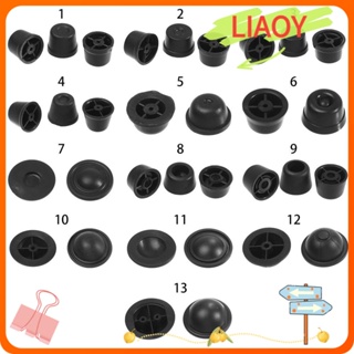 Liaoy แผ่นรองขากระเป๋าเดินทาง สีดํา 13 แบบ แบบเปลี่ยน 10 ชิ้น