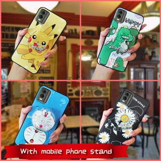 TPU Anti-knock Phone Case For Nokia C32 protective Anti-dust Silicone Fashion Design Cute Dirt-resistant glisten Durable Cartoon