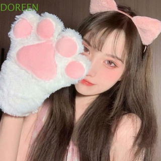 Doreen ถุงมือกรงเล็บแมว ขนปุย น่ารัก สําหรับผู้หญิง 1 ชิ้น