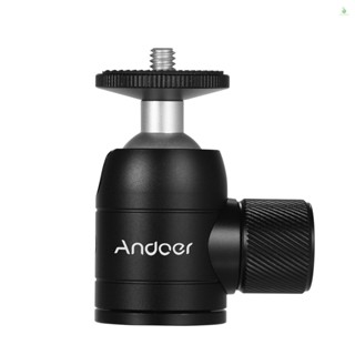 Phonelaptop Andoer ขาตั้งกล้อง หัวบอล หมุนได้ 360 องศา พร้อมขาตั้งกล้อง DSLR ไม้เซลฟี่