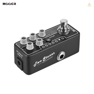 Meily_fun MOOER MICRO Preamp Series 010 พรีแอมป์เอฟเฟคกีตาร์ดิจิทัล สองหิน สไตล์โมเดิร์น คลาสสิก