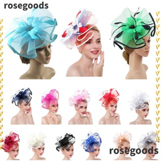 Rosegoods1 เครื่องประดับผม หมวกเจ้าสาว ขนนก