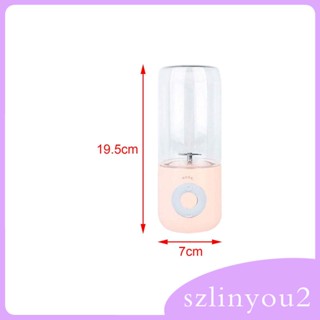 [szlinyou2] แก้วปั่นน้ําผลไม้ แตงโม เกรปฟรุ๊ต ขนาดพกพา ชาร์จ USB 500 มล. สําหรับเดินทาง