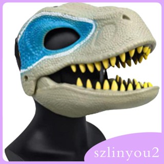 [szlinyou2] หมวกยาง รูปไดโนเสาร์ 3D สําหรับปาร์ตี้ แฟนซี เทศกาล