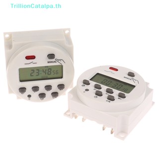 Trillioncatalpa สวิตช์ตั้งเวลาดิจิทัล LCD 12V 24V 110V 220V CN101A CN101 1 ชิ้น