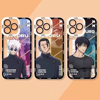 เคสโทรศัพท์มือถือแบบนิ่ม Tpu ใส ลายการ์ตูนอะนิเมะ Jujutsu Kaisen Gojo Satoru Geto Suguru แฟชั่น สําหรับ Redmi 10X Note 8 9 9S 9T 10 10S 11 11S 12 Pro Max 4G 5G