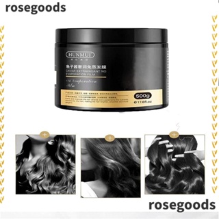 Rosegoods1 ครีมนวดผม คาเวียร์ ให้ความชุ่มชื้นอย่างล้ําลึก ป้องกันผมชี้ฟู สําหรับผู้หญิง