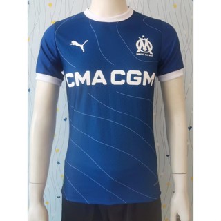 เสื้อกีฬาแขนสั้น ลายทีมฟุตบอล Marseille Away Player Edition 2324 คุณภาพสูง