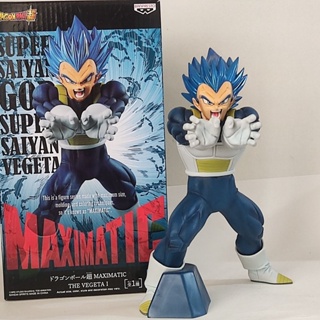 [ของแท้] Bandai ฟิกเกอร์แว่นตา MAXIMATIC Dragon Ball Super Saiyan Super Blue Vegeta SSDH