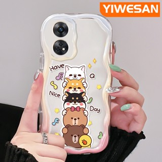 เคสโทรศัพท์มือถือนิ่ม แบบใส กันกระแทก ลายการ์ตูนสัตว์ Nice Day สําหรับ OPPO Reno 8T 5G Reno8 T A1 Pro Reno 8 5G Reno 8 Pro 5G