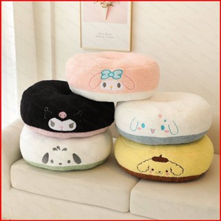 SANRIO หมอนตุ๊กตานุ่ม รูปการ์ตูนโดนัท Kuromi Melody Cinnamoroll Pachacco Tatami สําหรับตกแต่งบ้าน