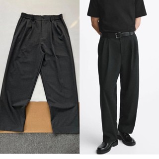 OFFG ZAR loose wide leg casual pants mens suit pants