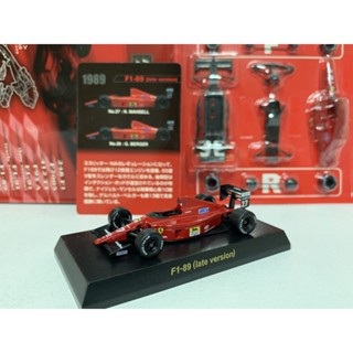 โมเดลรถยนต์ Kyosho 1:64 Ferrari F1-89 Late Model 27 Mansell Formula 1 ของเล่นสําหรับเด็ก