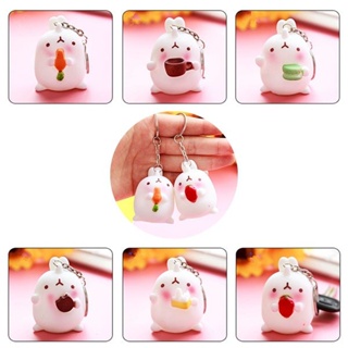 Cute Cartoon Otato Bunny Decor Fat Rabbit Keychain Keyring Bag Pendant Key Chain Clearance sale