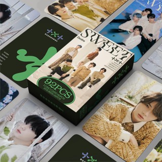 LOMO CARD 92P(Photocard 60P,Sticker 32P) TXT : SWEET  การ์ด 2 ด้าน สติ๊กเกอร์ โค้งมน ไร้ขอบ โฟโต้การ์ด 8.7×5.7ทีบายที