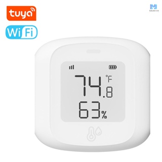 [KKM] Tuya เครื่องทดสอบอุณหภูมิความชื้น หน้าจอดิจิทัล WiFi ควบคุมผ่านแอป อัจฉริยะ สําหรับบ้าน