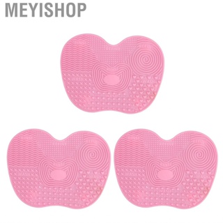 Meyishop Cosmetic Clean Brush Scrubber Pad Makeup Mat with 5 Suction Cups for Beauty Salon