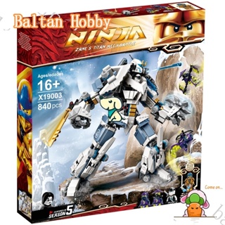 Baltan Toy BH1 บล็อกตัวต่อของเล่น รูป Ninjago Zanes Titan Mech Battle 71738 2039 99901 85040 EN5