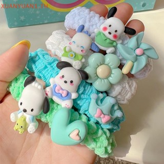 Xuan Kawaii Sanrio Pacha Dog ยางรัดผม แบบยืดหยุ่น ลายการ์ตูนน่ารัก เครื่องประดับ สําหรับผู้หญิง