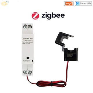 【VARSTR】Tuya Smart Zigbee Zigbee Energy Meter App Control Current Transformer Din Rail