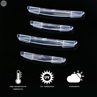 ตัวป้องกันรอยขีดข่วนประตูรถยนต์ แบบสากล 4 ชิ้น/ชุด อุปกรณ์เสริม ป้องกันการชนกัน