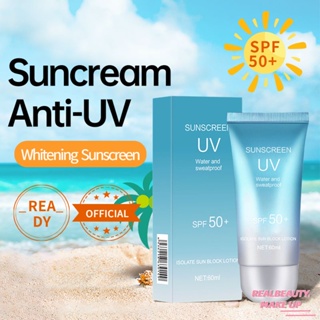 SPF50+ Isolation Sun Cream Moisturizing Face/Body Anti-ultraviolet Anti-UV Whitening Sunscreen Lotion [realbeauty]