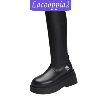 [Lacooppia2] รองเท้าบูทแพลตฟอร์ม ยาวถึงเข่า เครื่องแต่งกายคอสเพลย์ อัศวิน สําหรับผู้หญิง เพื่อน เดินทาง