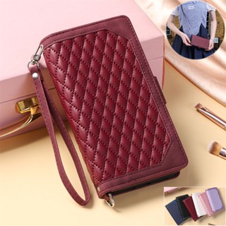 เคสโทรศัพท์มือถือหนัง ฝาพับแม่เหล็ก พร้อมช่องใส่บัตร และสายคล้อง สําหรับ OPPO K10 A12 A12S A11K A58 A17 Realme Narzo 50i 50A Prime C35 C30 9i 4G 5G