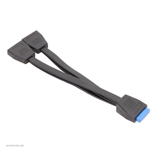 【seve*】เมนบอร์ดคอมพิวเตอร์ Usb3 0 19 Pin Port Pcie Pin 19Pin 1 to 2