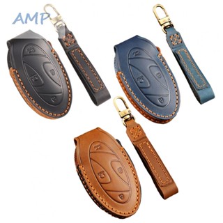 ⚡NEW 8⚡Key Case Replacement Resistant 1set 7 Buttons Cowhide Leather Lightweight