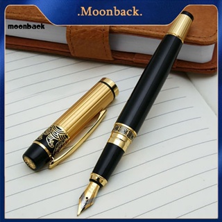 &lt;moonback&gt; ปากกาเขียนโลหะ ปลายปากกาขนาดกลาง หรูหรา สําหรับฮีโร่