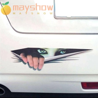 Mayshow สติกเกอร์ตาน่ากลัว สร้างสรรค์ อุปกรณ์เสริมรถยนต์ หน้าต่าง กันน้ํา