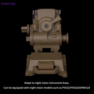 Maurcey L4G24 NVG อุปกรณ์เมาท์ขาตั้งไนล่อน มองเห็นที่มืด พับได้ สําหรับ PVS15 PVS18 GPNVG18 TH