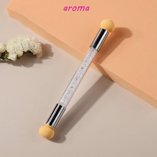 Aroma ปากกาฟองน้ํา สองหัว สําหรับย้อมสีเล็บ