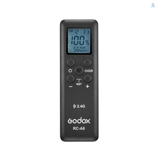 [T&amp;L]Godox Rc-a6 รีโมตคอนโทรลไร้สาย 2.4GHz 32 ช่อง 16 กลุ่ม แบบเปลี่ยน สําหรับ Godox SL150II SL200II SL150IIBi SL200IIBi SZ200BI FV150 FV200 UL60 ML60 L