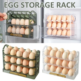 New Household Egg Storage Box Kitchen Refrigerator Side Door Egg Tray Egg Rack